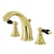 Kingston Brass KB982AKL Duchess Widespread Bathroom Faucet W/ Plastic Pop-Up, Brass KB982AKL - alternate 1